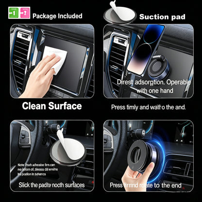 Magnetic Suction Cup Phone Mount for Magsafe 360° Adjustable