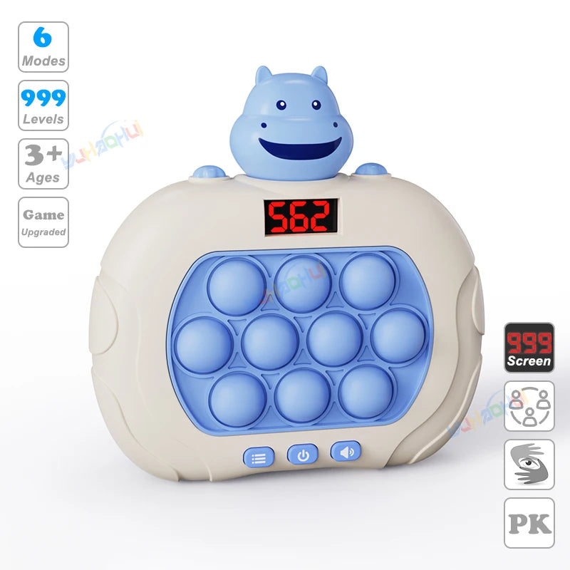 Electronic Pop Light Up Game Handle Toys for Children