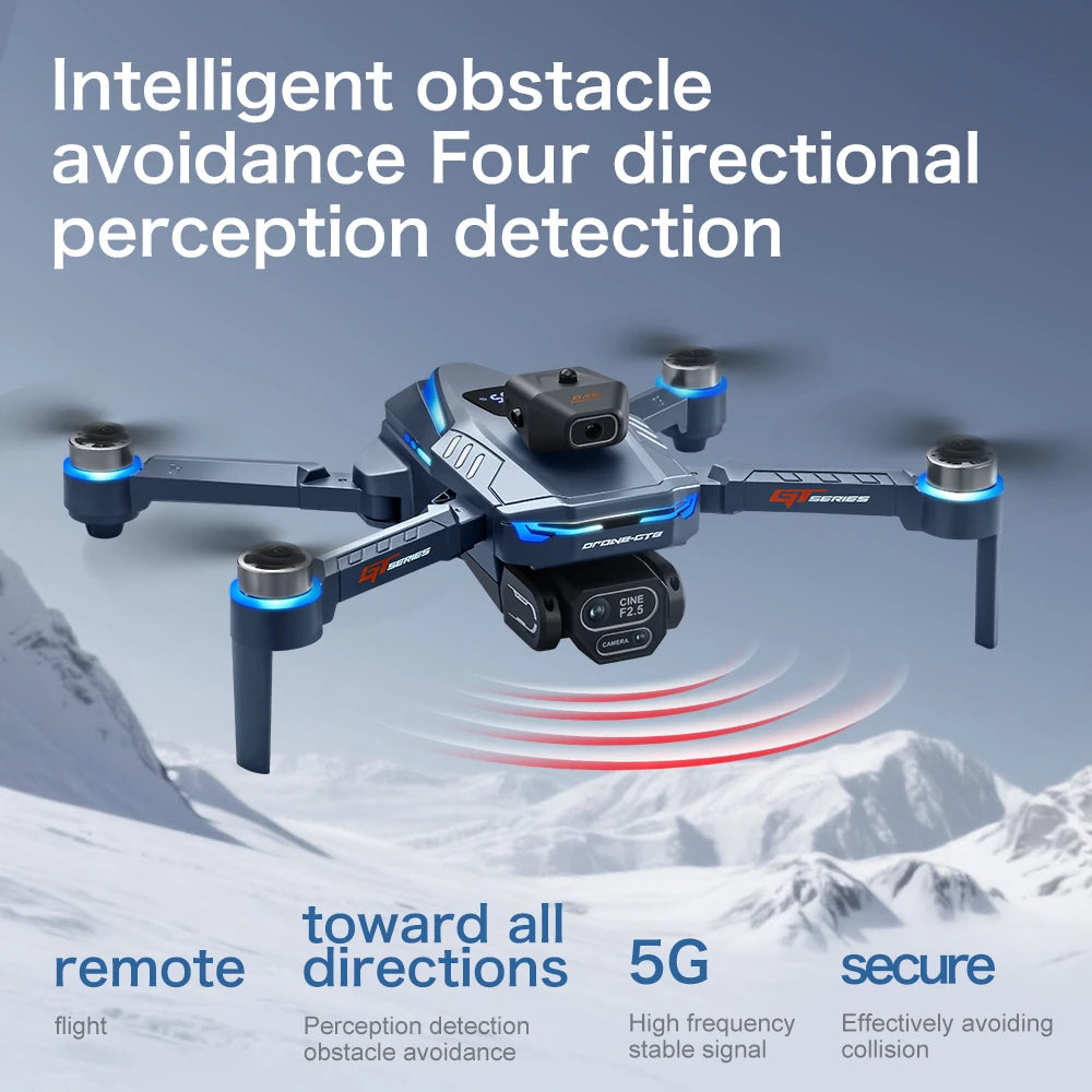 New GT8 Drone GPS 8K Professional HD 360° Dual Cameras