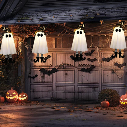 Halloween LED Light Up Witch Ghost Hanging Horror Ornaments