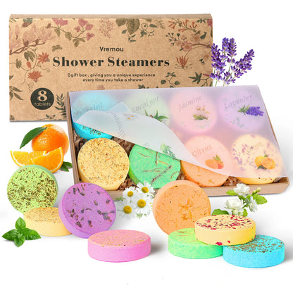 Shower Steamers Aromatherapy - 8 Pack Gifts