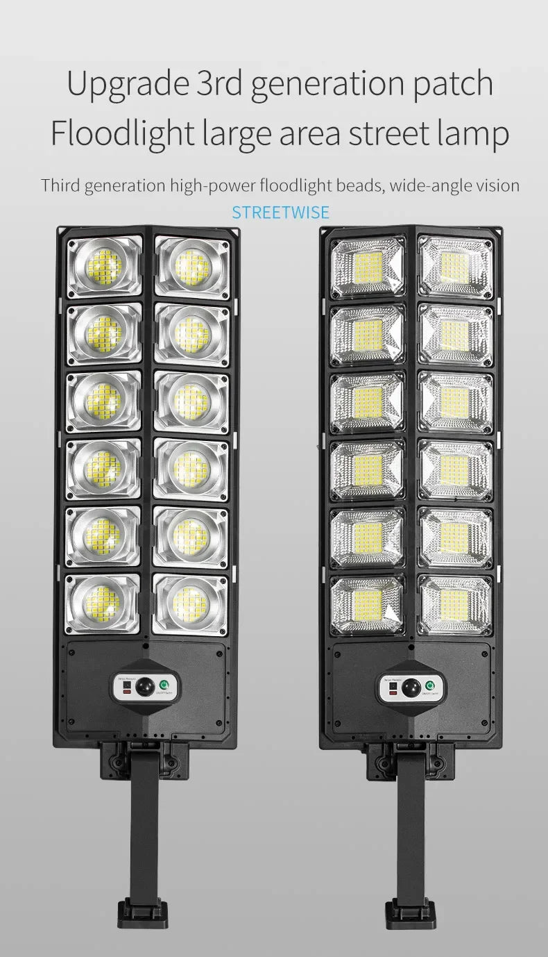 LED Super Bright Outdoor Solar Powered Lamp Motion Sensor