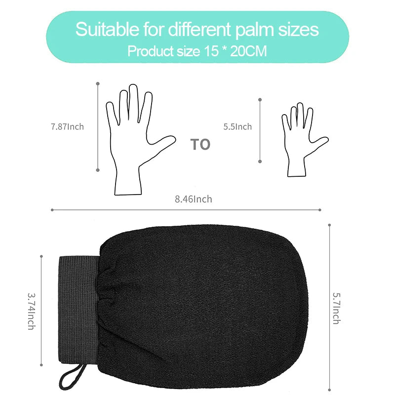Exfoliating Gloves Dead Skin Scrubber Shower Gloves Bath Towel