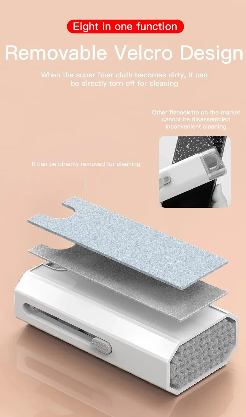 8 IN 1 Cleaning Kit Keyboard Cleaner For AirPods iPhone Cleaning Tools