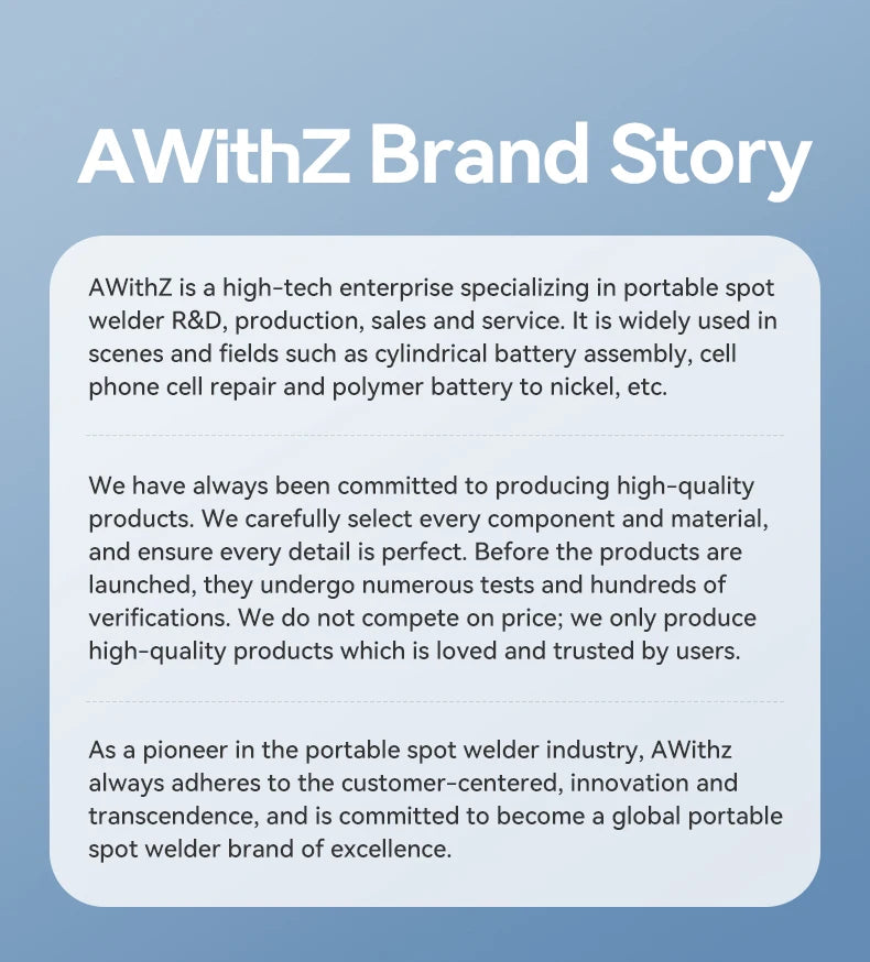 AWithZ 90 Gears Adjustable Spot Welder Portable Handheld