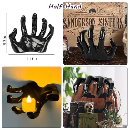 Christmas decorations, wall mounted creepy hands,