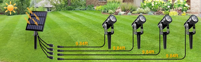 Solar Powered Spotlight IP65 Solar LED Light Outdoor