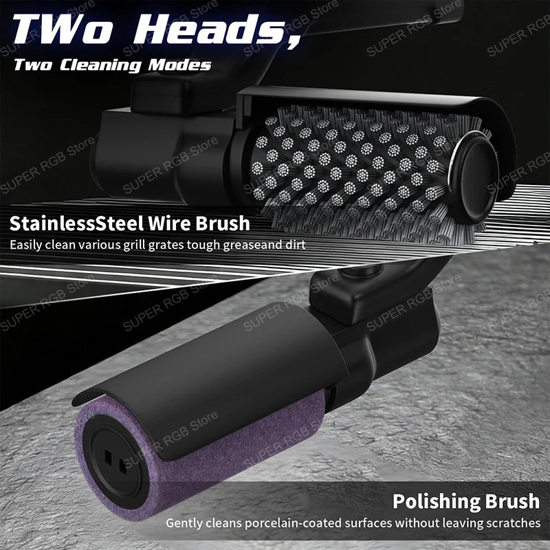 Electric BBQ Cleaner Brush Wireless Stainless Steel