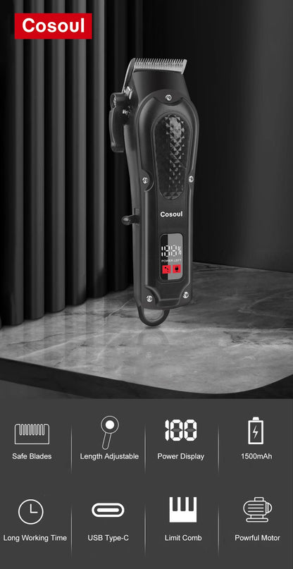 Hair Clipper Compact Size Hair Trimmer Electric Beard Trimmer