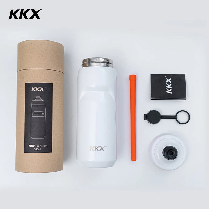 KKX 6 Layer Warm Insulated Cycling Water Bottle
