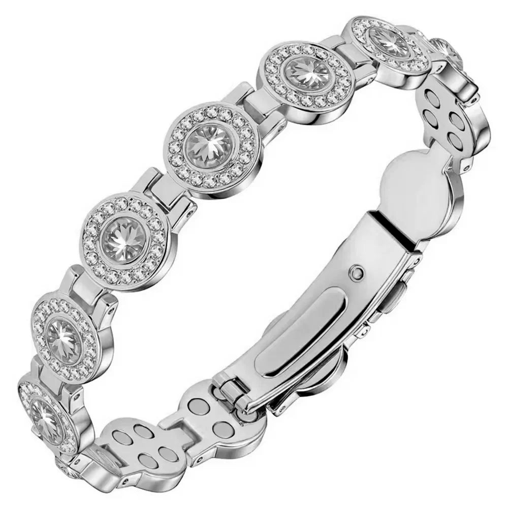 Lucky  Magnetic Therapy Bracelet for Women; Adjustable Copper