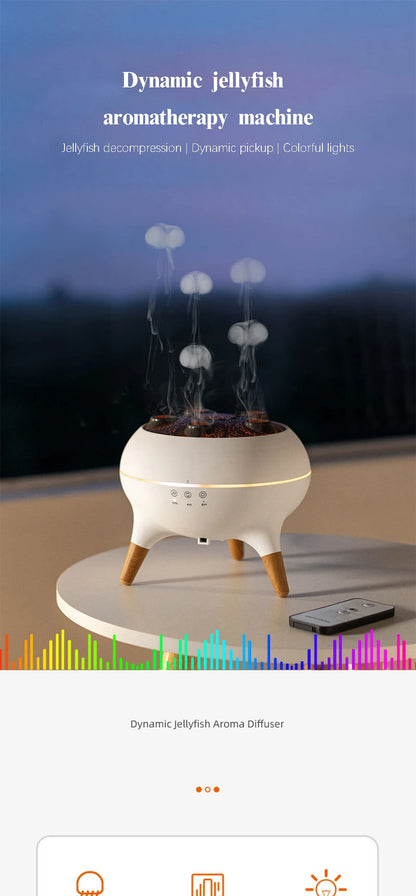 Dynamic Jellyfish Air Humidifier Essential Oil Diffuser