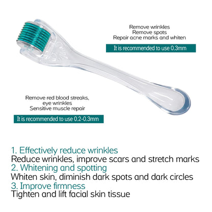 540 Titanium Face Roller For Beard Scalp Hair Growth