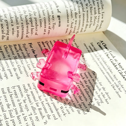 Transparent Cube Axolotl Squishy Toy Maltose Jelly Salamander