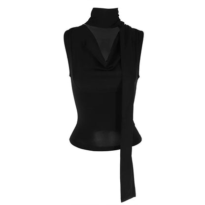 Women's Sexy Sleeveless V-Neck Solid Tank Top Fashion Streetwear