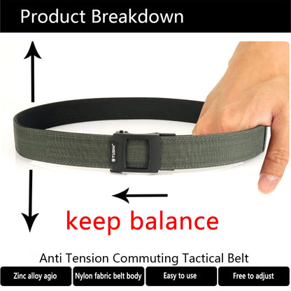Men's Belt Outdoor Multi Function Alloy Buckle Tactical Belt