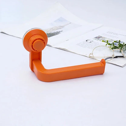 Suction Cup Toilet Paper Holder Wall Mount No Punching