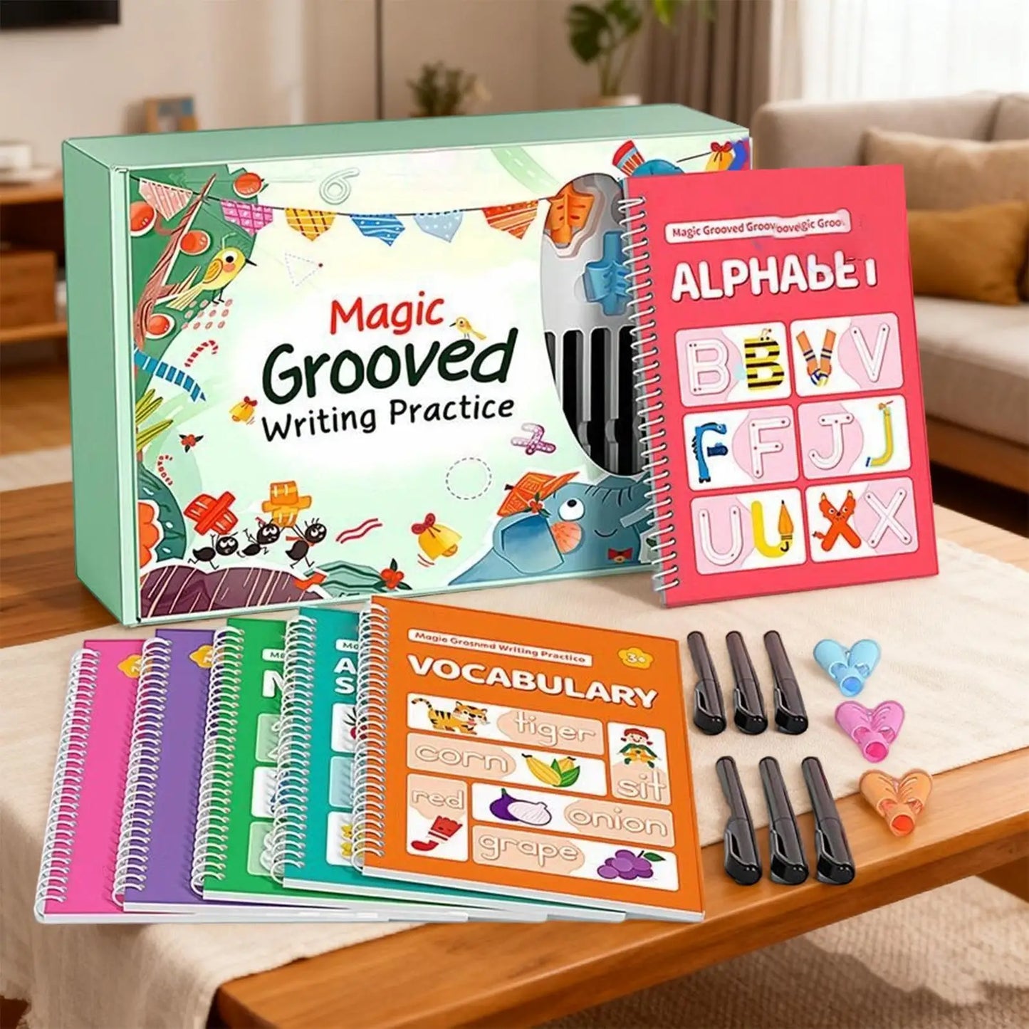 Reusable Grooved Handwriting Practice Book Learn to Write