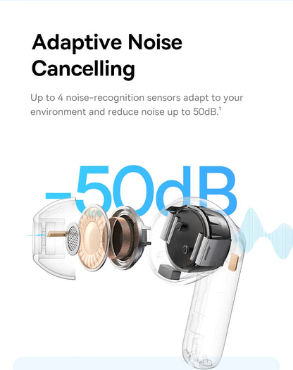 Baseus Bass BP1 Pro -50dB Noise Cancelling Wireless Earbuds