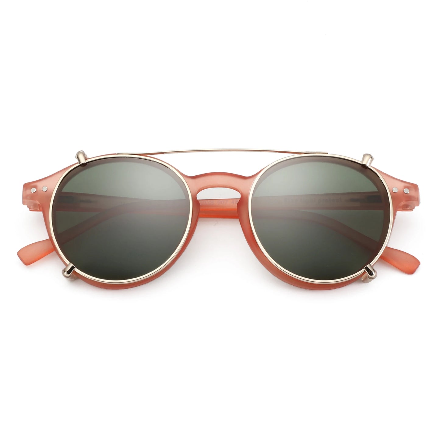 Steampunk Style Clip On Sunglasses for Men Women
