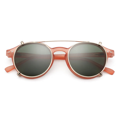 Steampunk Style Clip On Sunglasses for Men Women