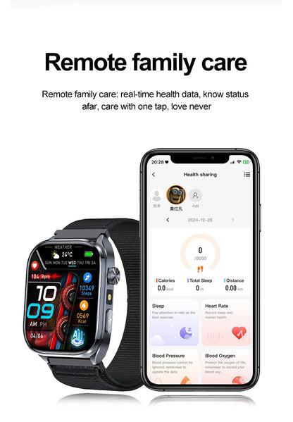 New AI Health Care Accurate detection ECG Smart Watch