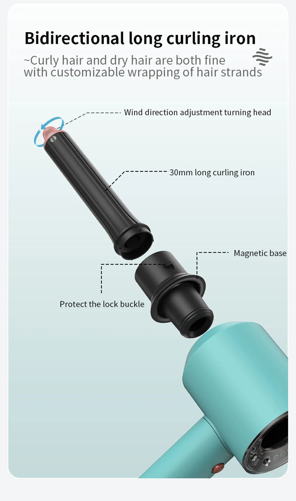 Automatic Curling Iron Hair Styling Tool Curling Wand