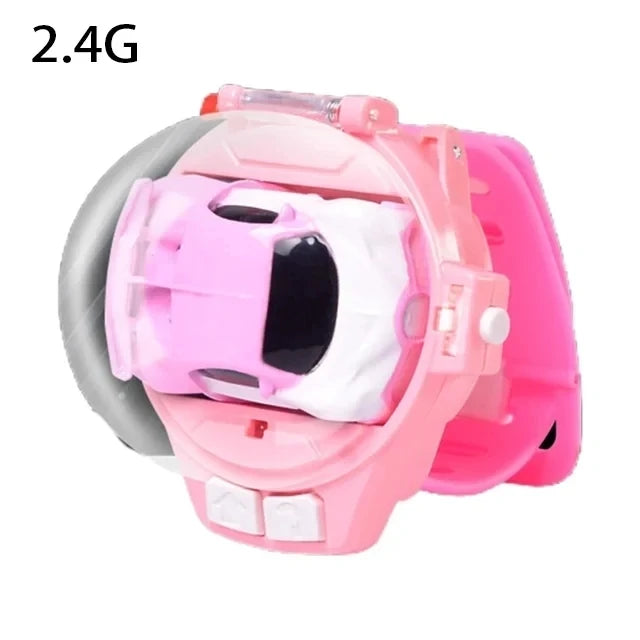 Children RC Car Mini Watch Toys With LED Lights