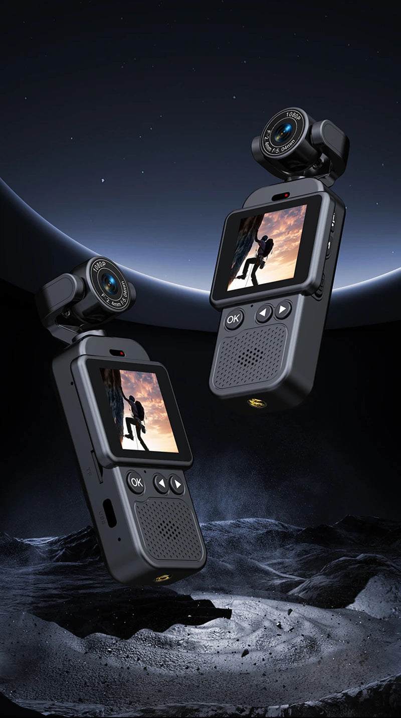 Lenovo 360° Handheld Chest Mount Action Cam 1080P HD
