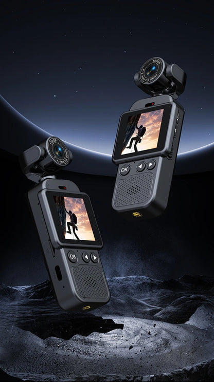 Lenovo 360° Handheld Chest Mount Action Cam 1080P HD