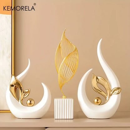 Ceramic Statue Nordic Creative Light Luxury Living Room