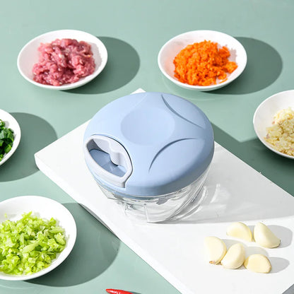 Manual Garlic Mincer Pull Type Garlic Press Maker