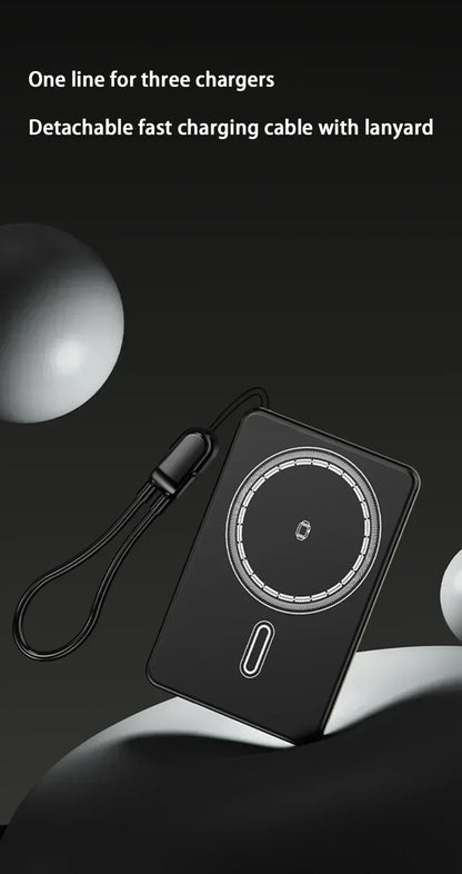 Wireless Magnetic 500000mAh Power Bank Fast Charging