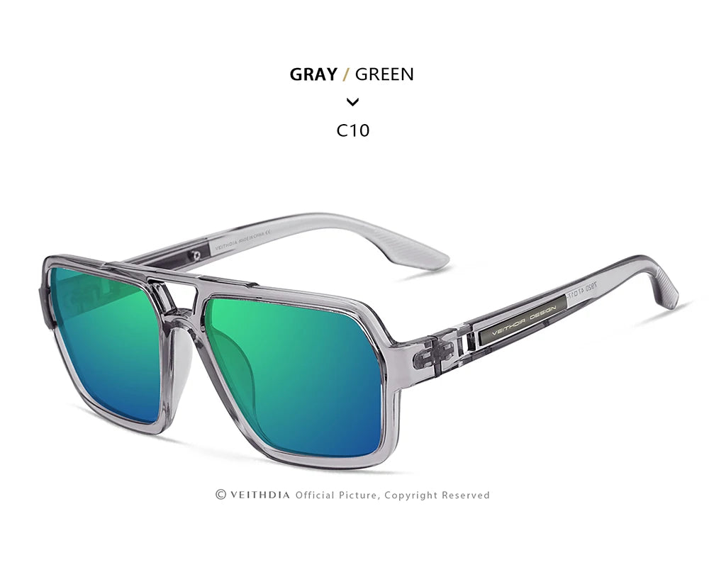 New Arrival Square Sunglasses TR90 Frame Glasses Photochromic