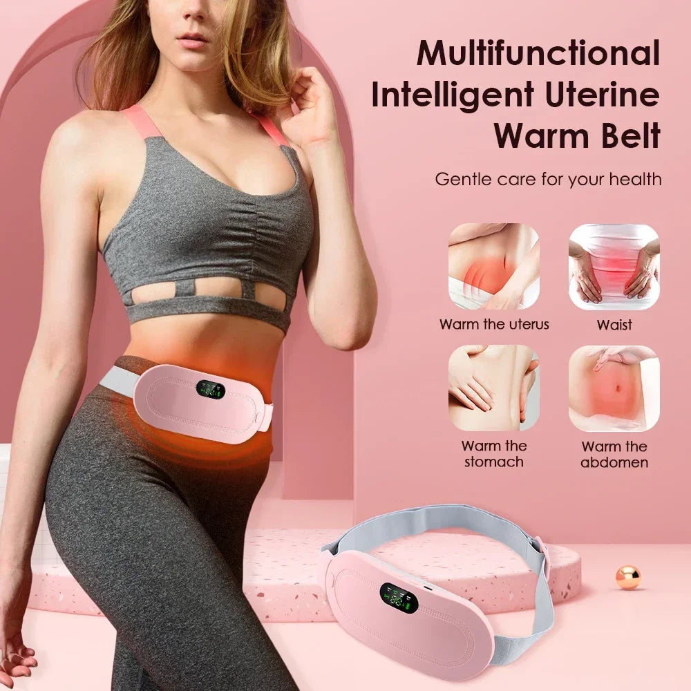 Portable Heated Massage Belt Menstrual Pain Relief