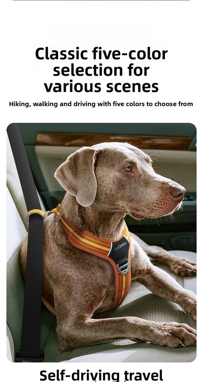 Car Safety Dog Harness with Dual Handle Quick Release