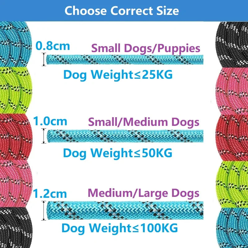 Strong Leashes for Dogs Soft Handle Dog Leash