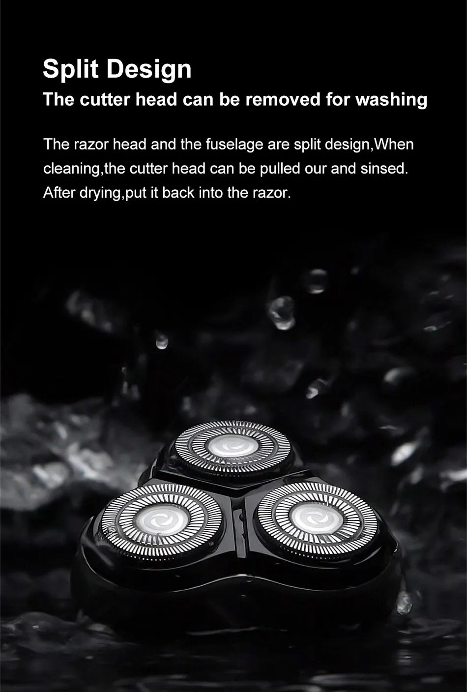 ENCHEN Blackstone Electrical Rotary Shaver for Men