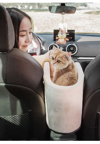 Puppy Dog Car Seat Travel Central Control Portable Pet Carrier