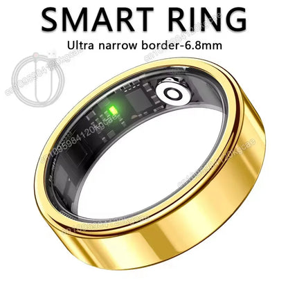 New Smart Ring Heart Rate Blood Pressure Sleep Monitoring