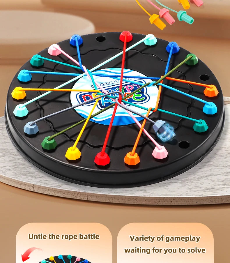 New Rope Breaking Battle Challenge Puzzle Toy Knot Toy