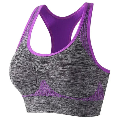 New Sports Bra Women Seamless Gym Jogging Crop Top Yoga Fitness