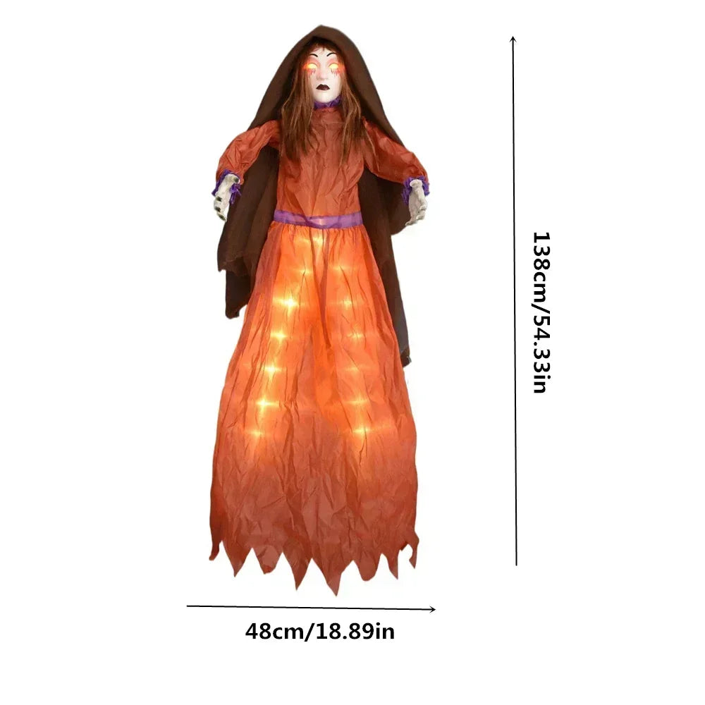 Halloween Decoration Hanging Pumpkin Head Scream