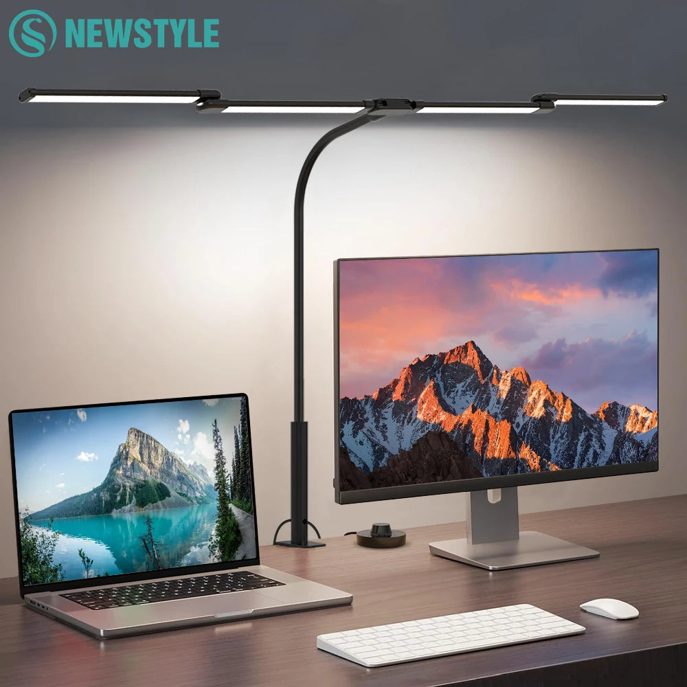LED Ultra Bright Eye-Caring Desk Lamp Clip-on Office