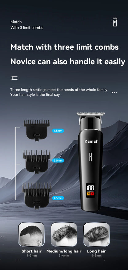 Kemei professional Hair & Beard Trimmer For Men