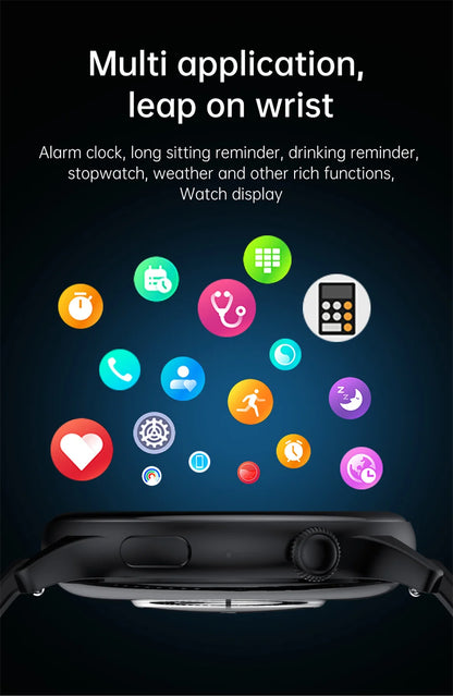 NFC Smart Watch Amoled HD GPS Track Sports Heart Rate