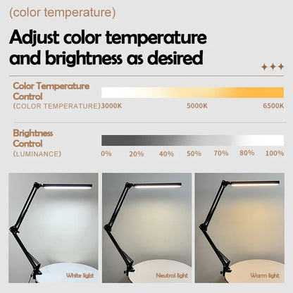 Home LED Eye-Caring Architect Desk Lamp No Flicker