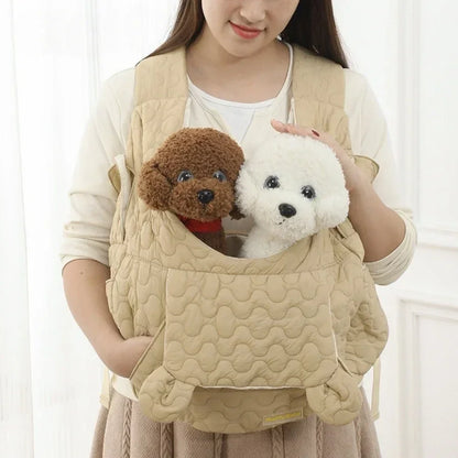 Soft Dog Carrier Cat Backpack Chest Bag Outdoor Bag
