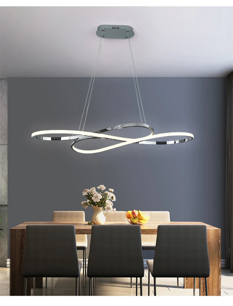 Nordic Simple LED Restaurant Pendant Lights Creative Light