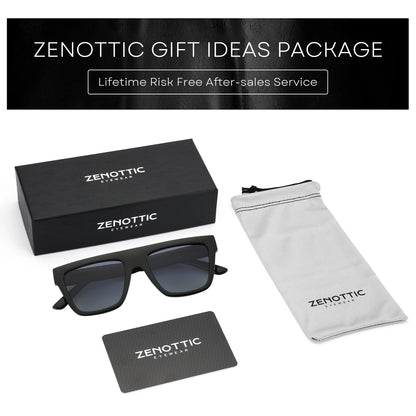 Retro Square Polarized Sunglasses Women Men Acetate